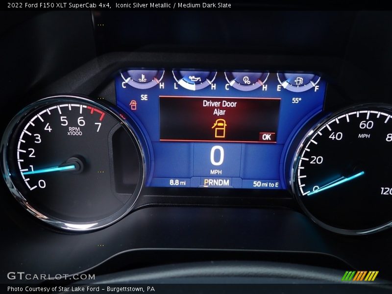 Iconic Silver Metallic / Medium Dark Slate 2022 Ford F150 XLT SuperCab 4x4