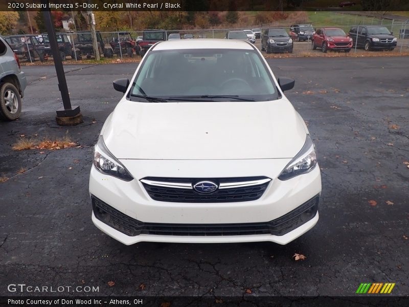 Crystal White Pearl / Black 2020 Subaru Impreza 5-Door
