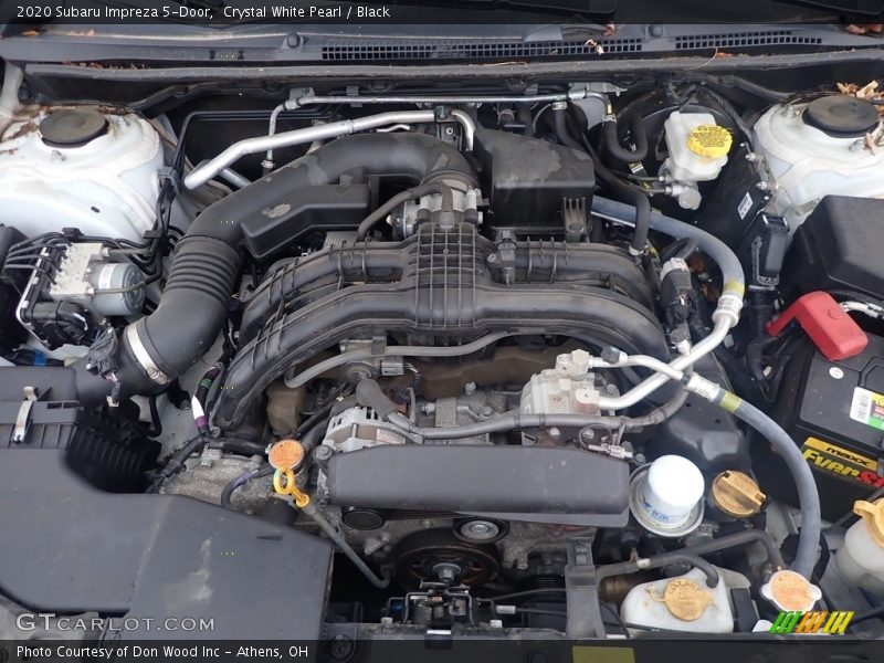 Crystal White Pearl / Black 2020 Subaru Impreza 5-Door