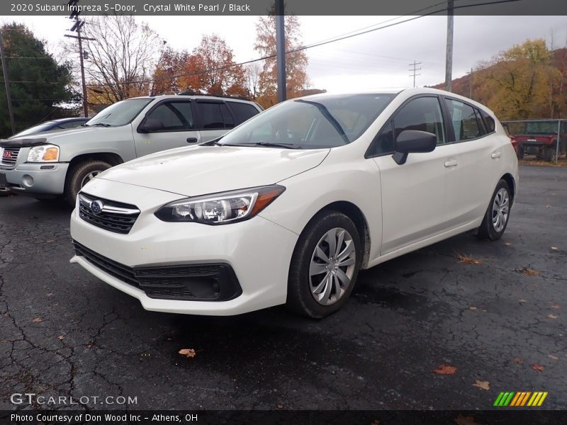 Crystal White Pearl / Black 2020 Subaru Impreza 5-Door