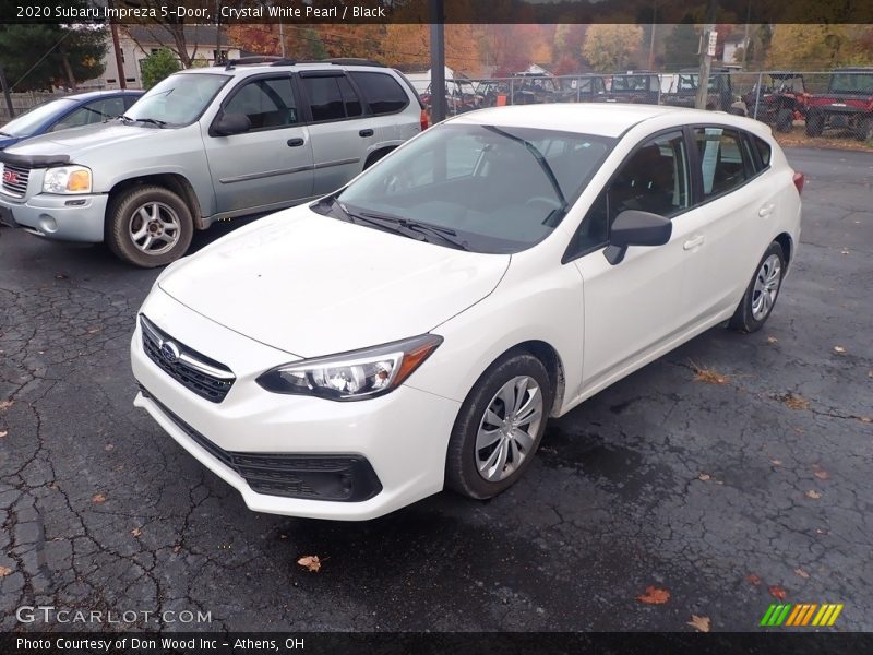 Crystal White Pearl / Black 2020 Subaru Impreza 5-Door