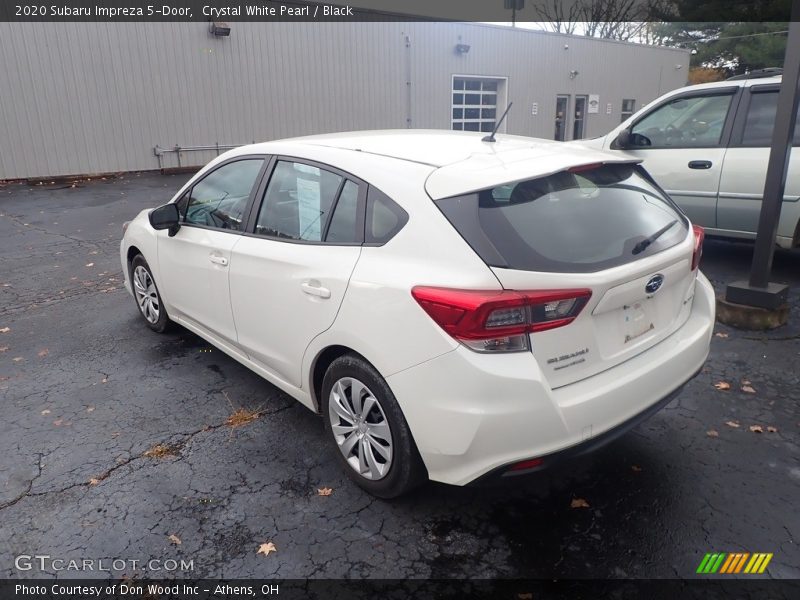 Crystal White Pearl / Black 2020 Subaru Impreza 5-Door