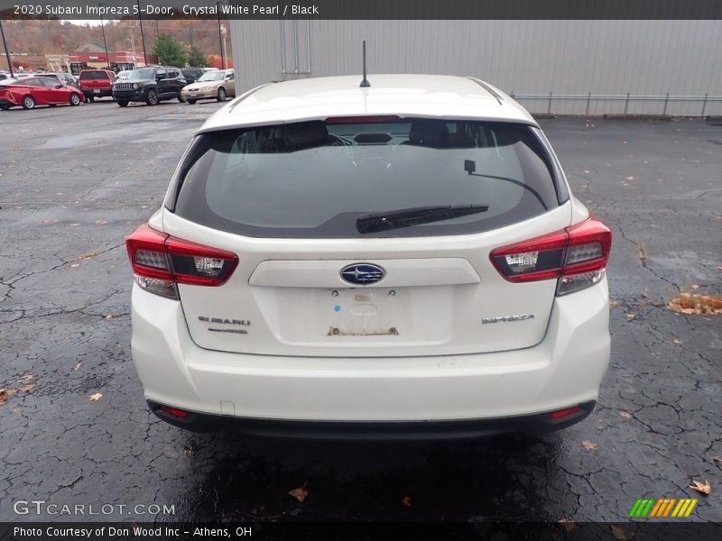 Crystal White Pearl / Black 2020 Subaru Impreza 5-Door