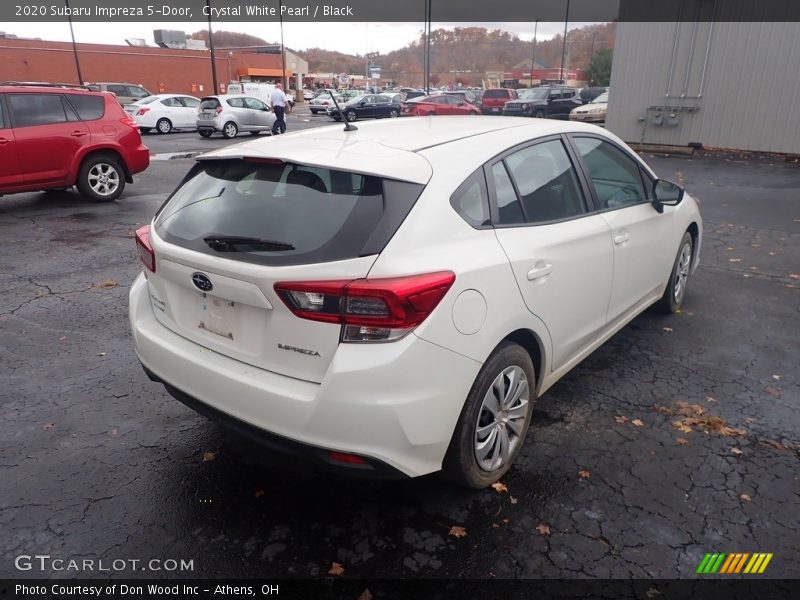 Crystal White Pearl / Black 2020 Subaru Impreza 5-Door