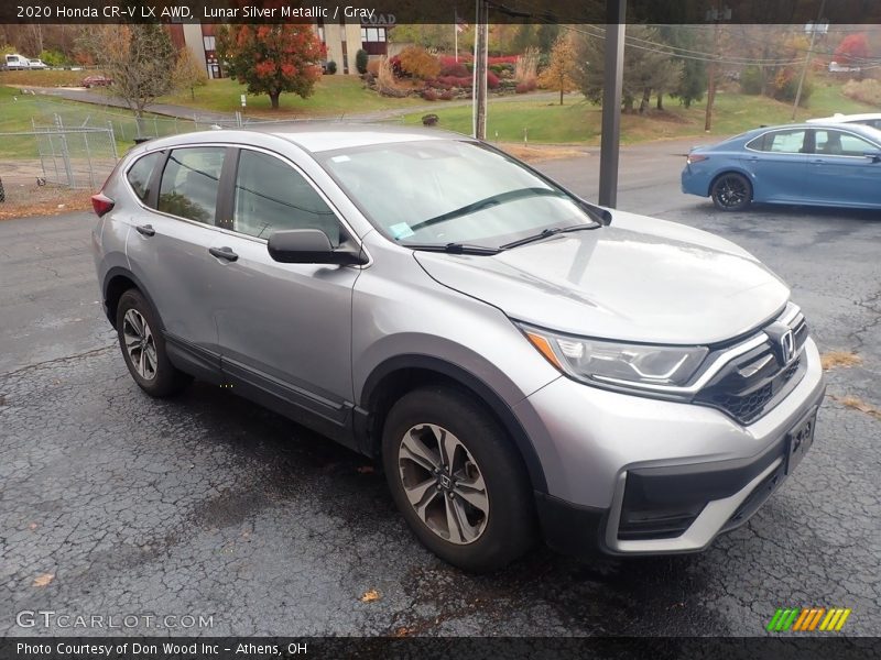 Lunar Silver Metallic / Gray 2020 Honda CR-V LX AWD
