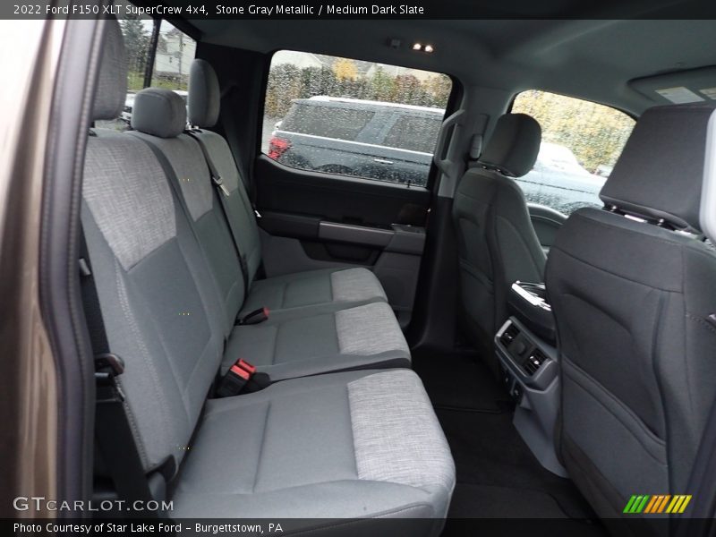 Stone Gray Metallic / Medium Dark Slate 2022 Ford F150 XLT SuperCrew 4x4