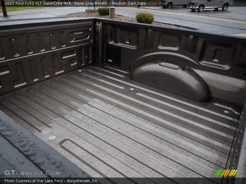 Stone Gray Metallic / Medium Dark Slate 2022 Ford F150 XLT SuperCrew 4x4
