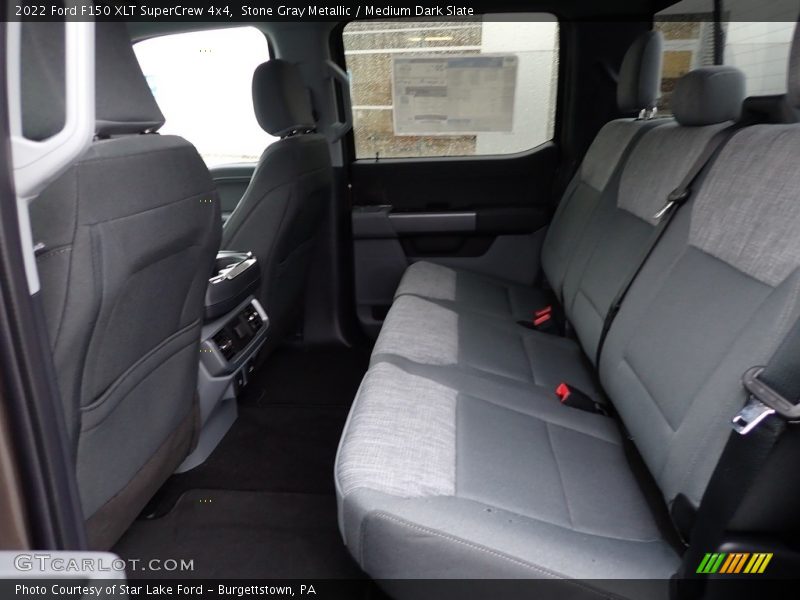 Stone Gray Metallic / Medium Dark Slate 2022 Ford F150 XLT SuperCrew 4x4