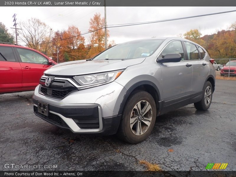 Lunar Silver Metallic / Gray 2020 Honda CR-V LX AWD