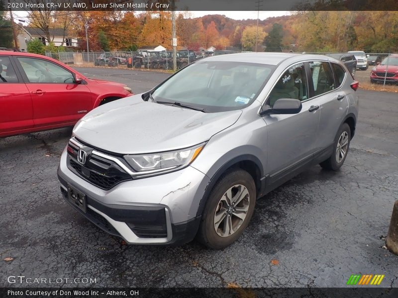 Lunar Silver Metallic / Gray 2020 Honda CR-V LX AWD
