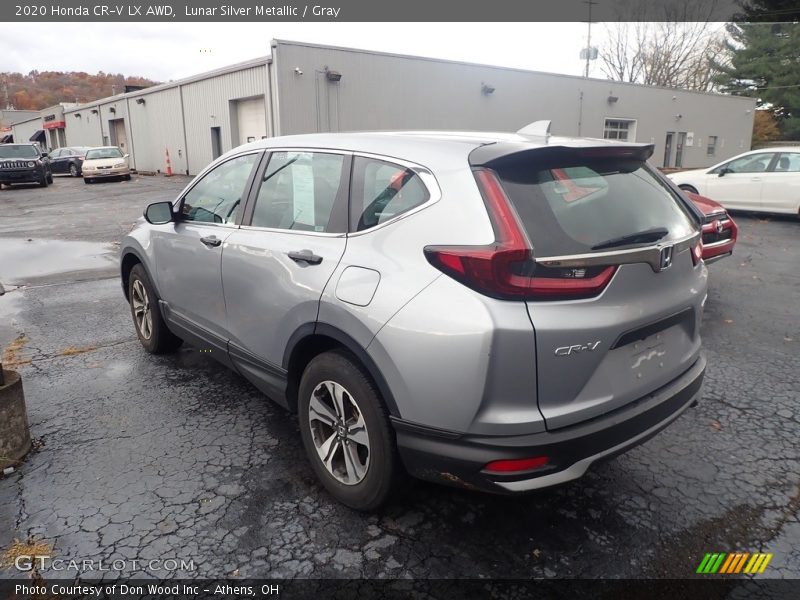 Lunar Silver Metallic / Gray 2020 Honda CR-V LX AWD