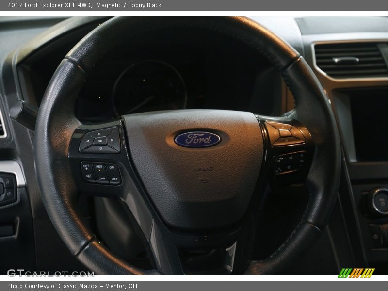 Magnetic / Ebony Black 2017 Ford Explorer XLT 4WD