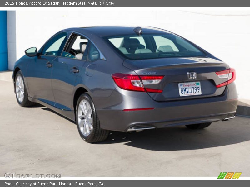 Modern Steel Metallic / Gray 2019 Honda Accord LX Sedan