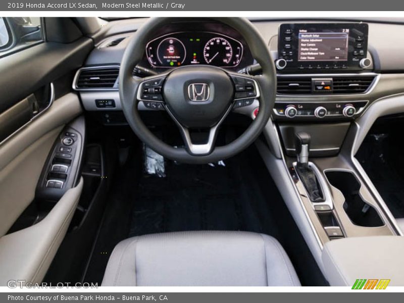 Modern Steel Metallic / Gray 2019 Honda Accord LX Sedan