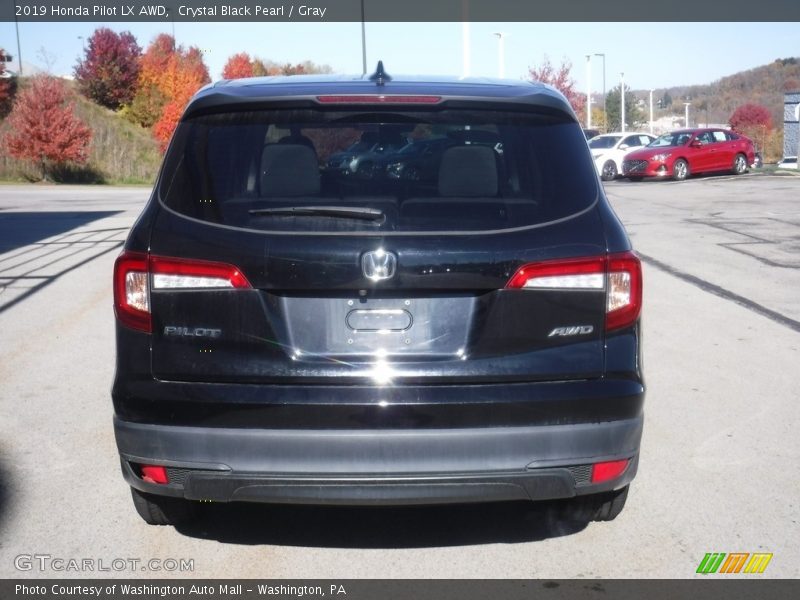 Crystal Black Pearl / Gray 2019 Honda Pilot LX AWD