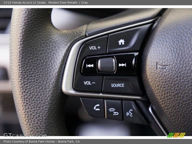 Modern Steel Metallic / Gray 2019 Honda Accord LX Sedan