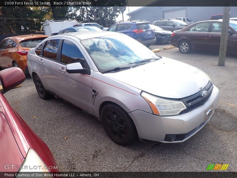 Black / Charcoal Black 2008 Ford Focus SE Sedan