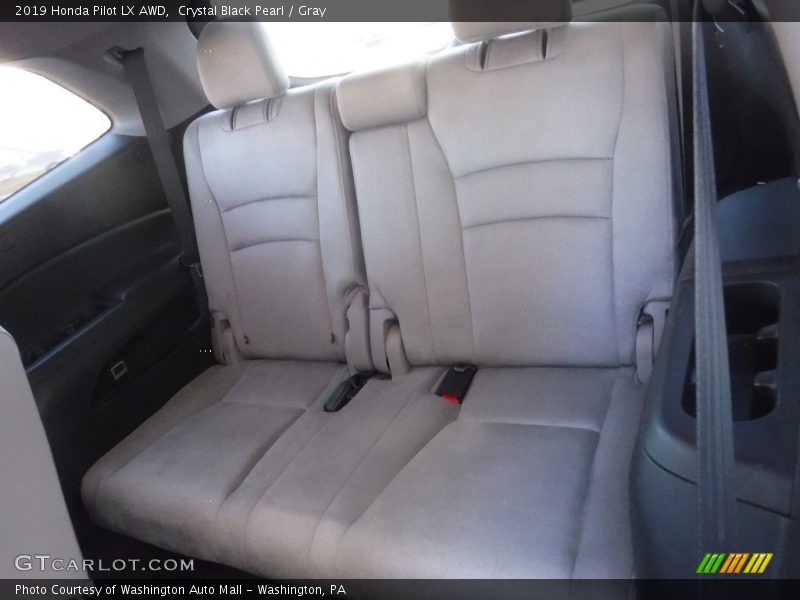 Crystal Black Pearl / Gray 2019 Honda Pilot LX AWD