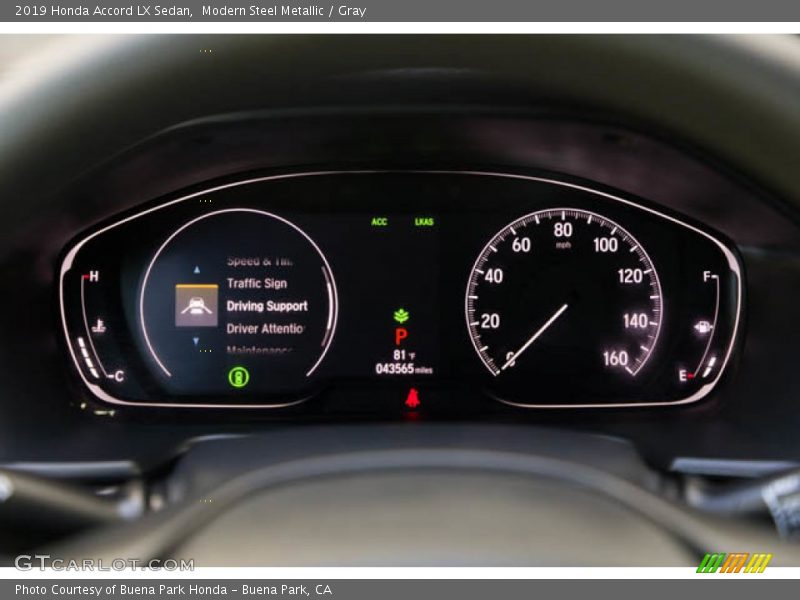 Modern Steel Metallic / Gray 2019 Honda Accord LX Sedan