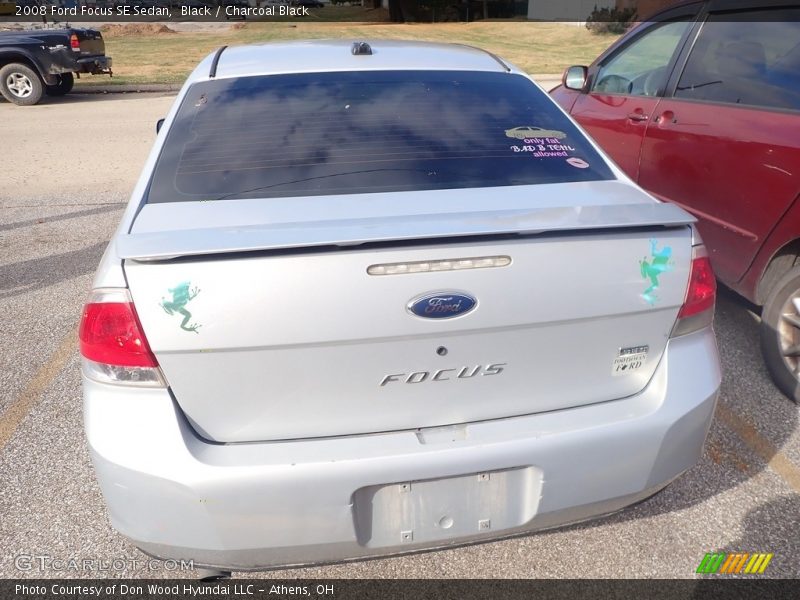 Black / Charcoal Black 2008 Ford Focus SE Sedan