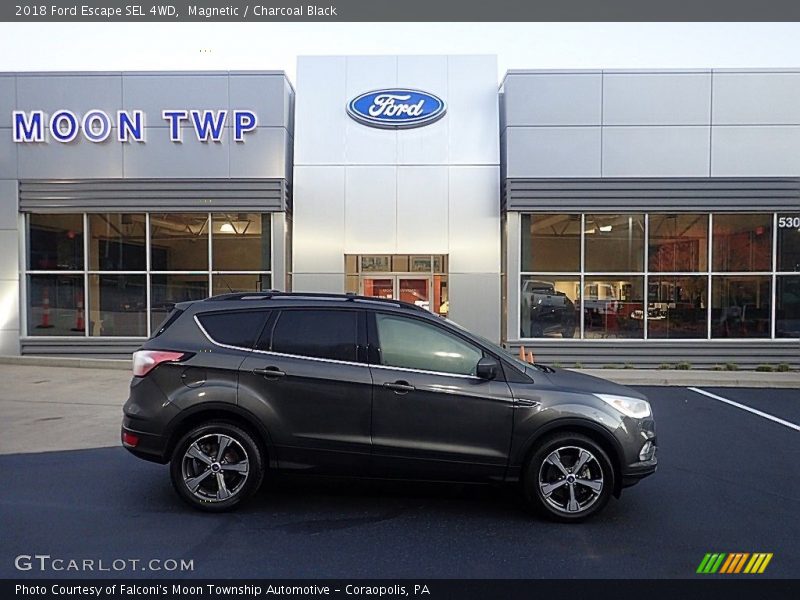 Magnetic / Charcoal Black 2018 Ford Escape SEL 4WD
