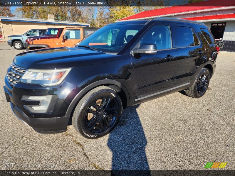 Shadow Black / Ebony Black 2016 Ford Explorer XLT 4WD