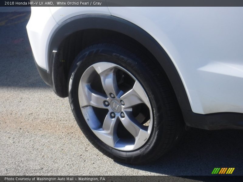 White Orchid Pearl / Gray 2018 Honda HR-V LX AWD