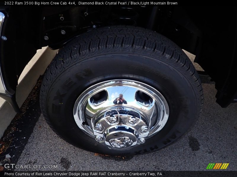 Diamond Black Crystal Pearl / Black/Light Mountain Brown 2022 Ram 3500 Big Horn Crew Cab 4x4