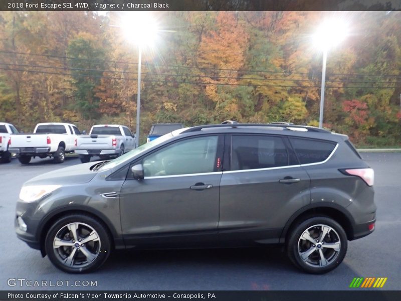Magnetic / Charcoal Black 2018 Ford Escape SEL 4WD