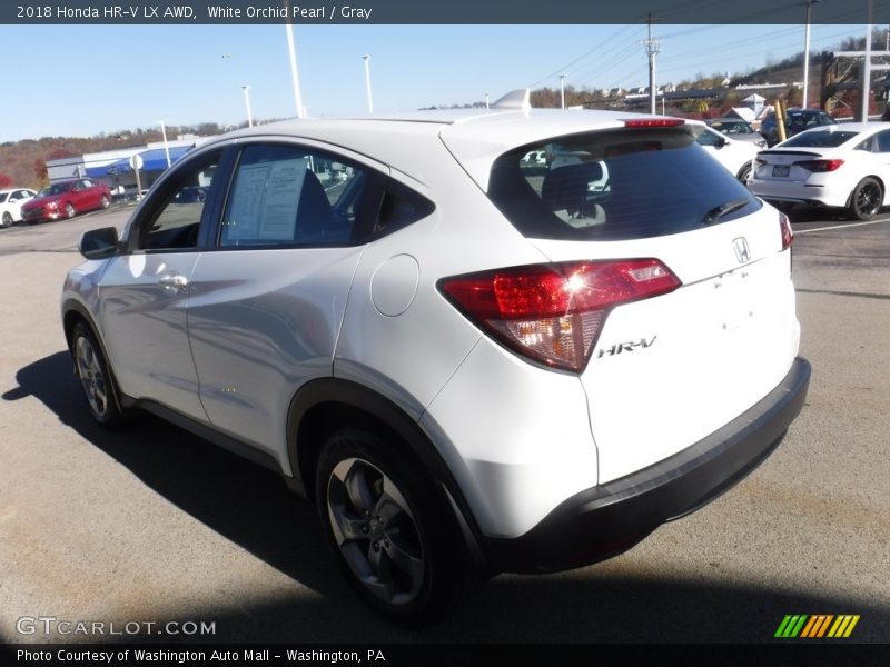 White Orchid Pearl / Gray 2018 Honda HR-V LX AWD