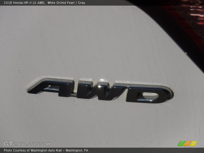 White Orchid Pearl / Gray 2018 Honda HR-V LX AWD