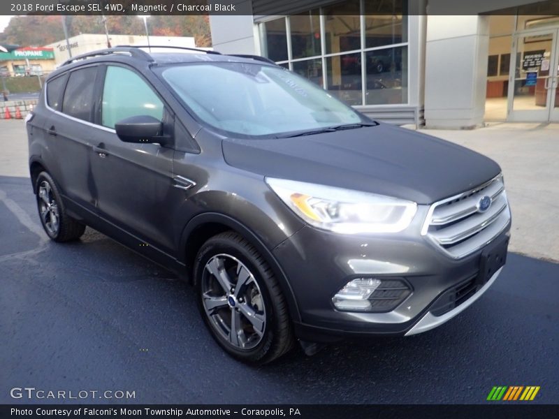 Magnetic / Charcoal Black 2018 Ford Escape SEL 4WD