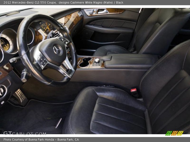 Front Seat of 2012 CLS 550 Coupe