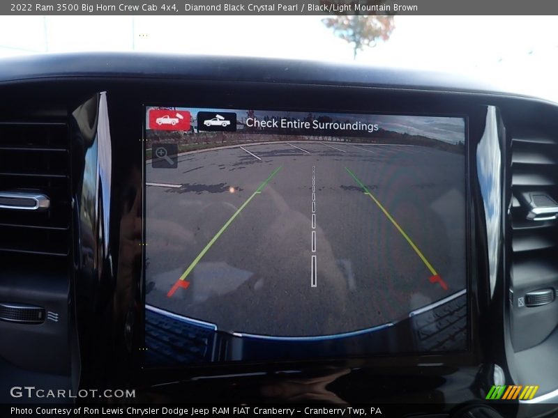 Diamond Black Crystal Pearl / Black/Light Mountain Brown 2022 Ram 3500 Big Horn Crew Cab 4x4
