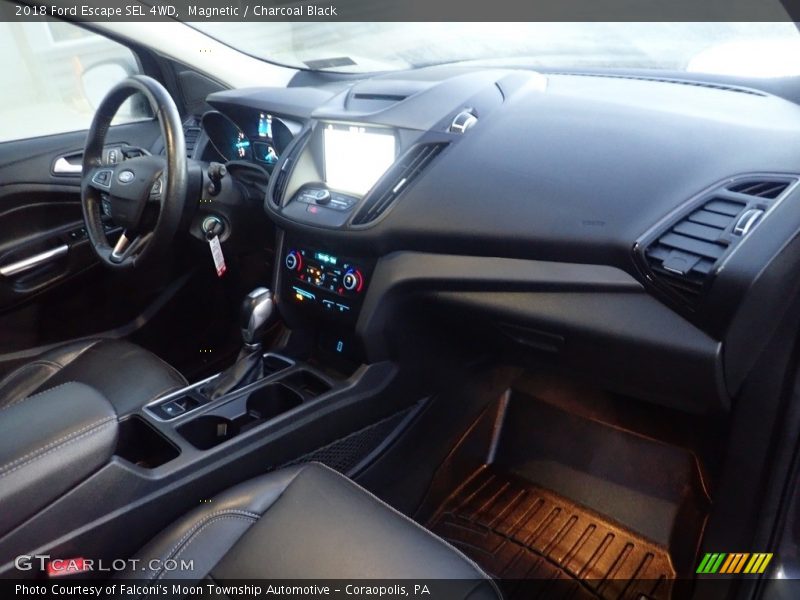 Magnetic / Charcoal Black 2018 Ford Escape SEL 4WD