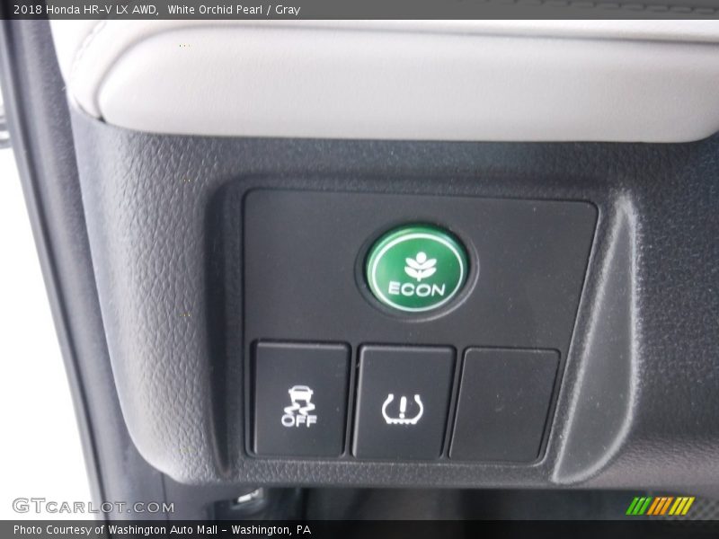 White Orchid Pearl / Gray 2018 Honda HR-V LX AWD
