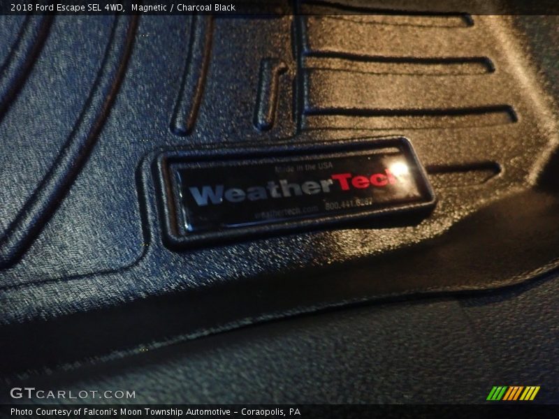 Magnetic / Charcoal Black 2018 Ford Escape SEL 4WD