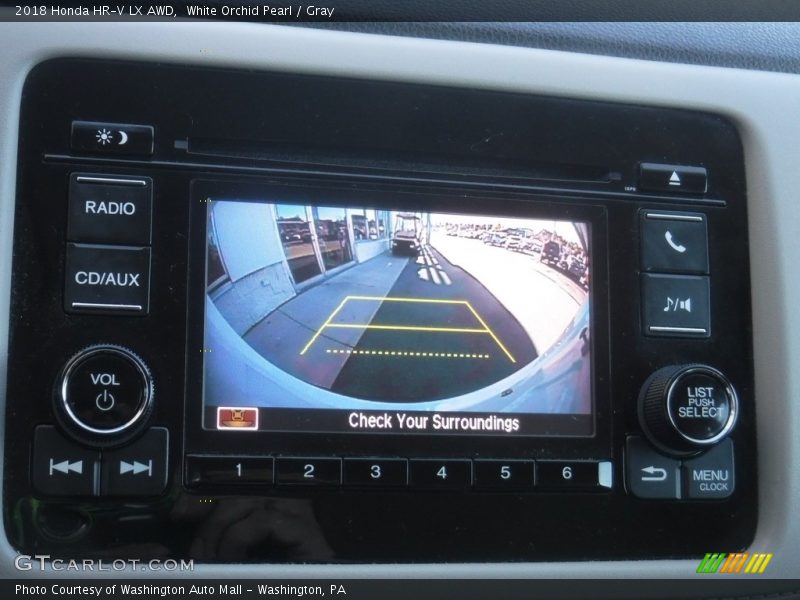 White Orchid Pearl / Gray 2018 Honda HR-V LX AWD