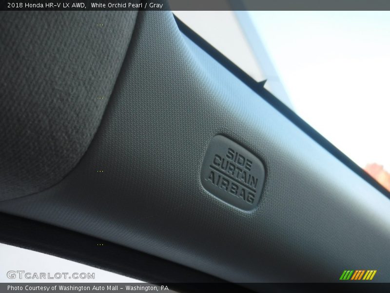 White Orchid Pearl / Gray 2018 Honda HR-V LX AWD