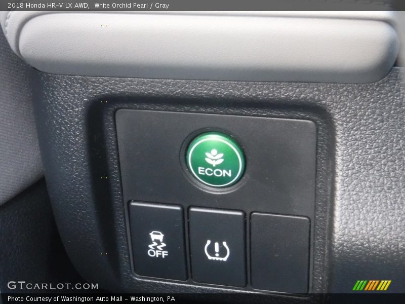 White Orchid Pearl / Gray 2018 Honda HR-V LX AWD