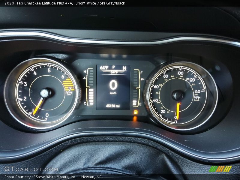 Bright White / Ski Gray/Black 2020 Jeep Cherokee Latitude Plus 4x4