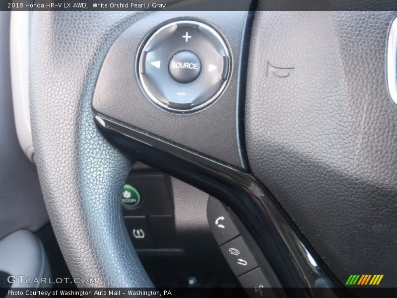White Orchid Pearl / Gray 2018 Honda HR-V LX AWD