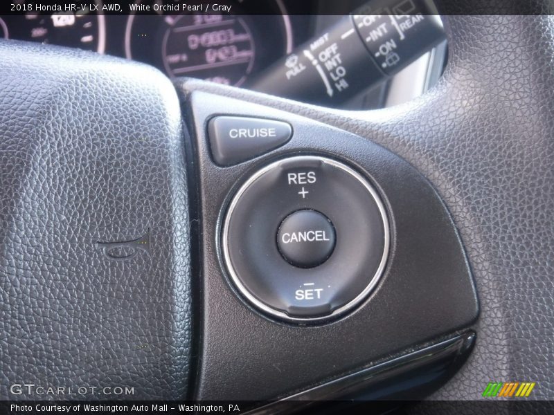 White Orchid Pearl / Gray 2018 Honda HR-V LX AWD