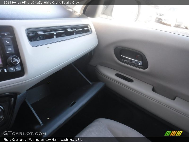 White Orchid Pearl / Gray 2018 Honda HR-V LX AWD