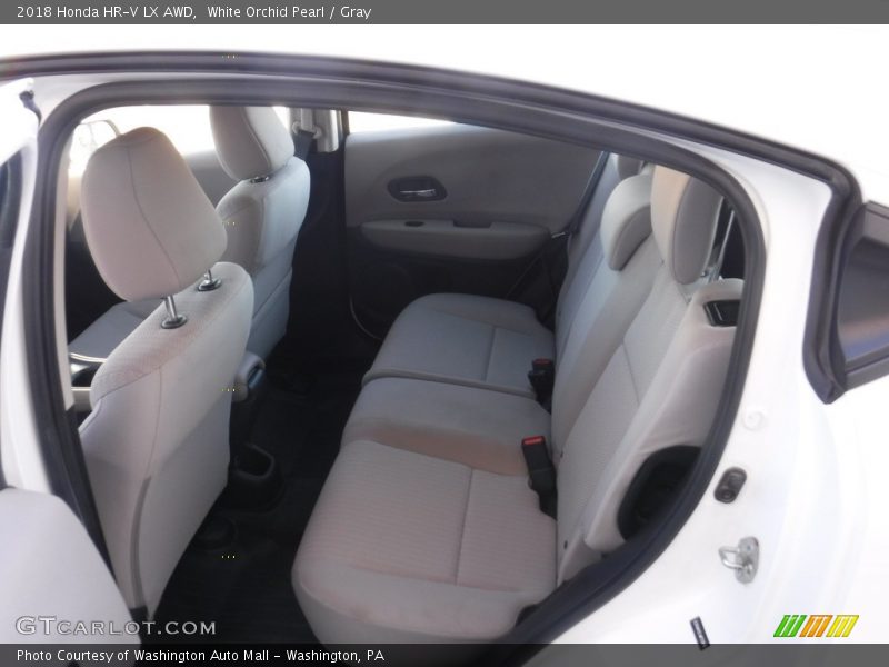 White Orchid Pearl / Gray 2018 Honda HR-V LX AWD