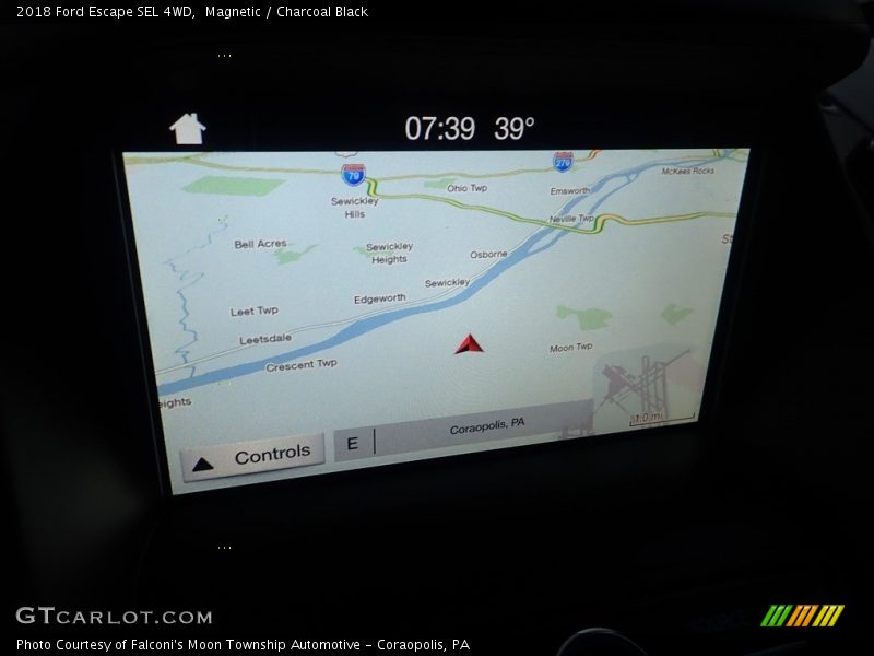 Magnetic / Charcoal Black 2018 Ford Escape SEL 4WD