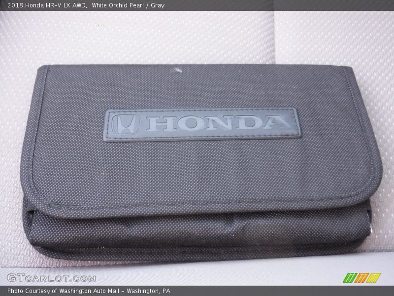 White Orchid Pearl / Gray 2018 Honda HR-V LX AWD