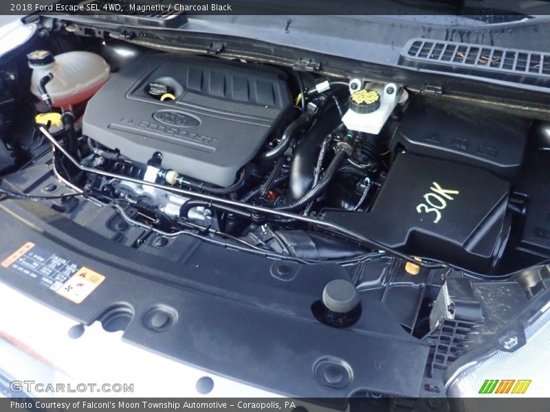 Magnetic / Charcoal Black 2018 Ford Escape SEL 4WD