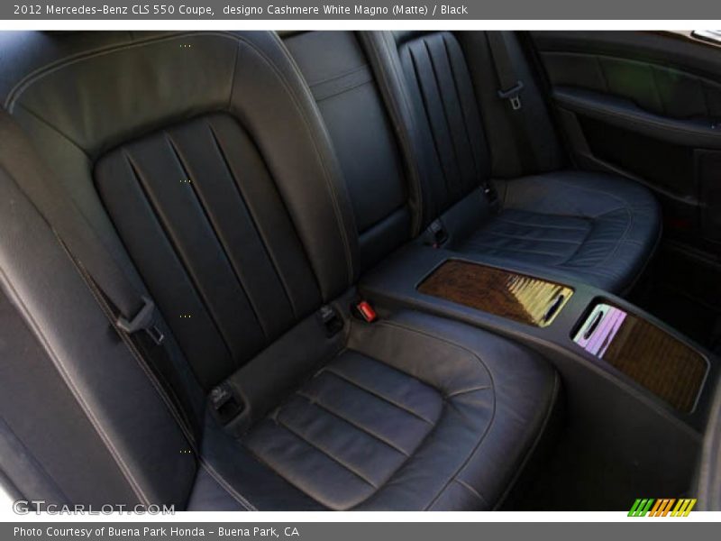 Rear Seat of 2012 CLS 550 Coupe