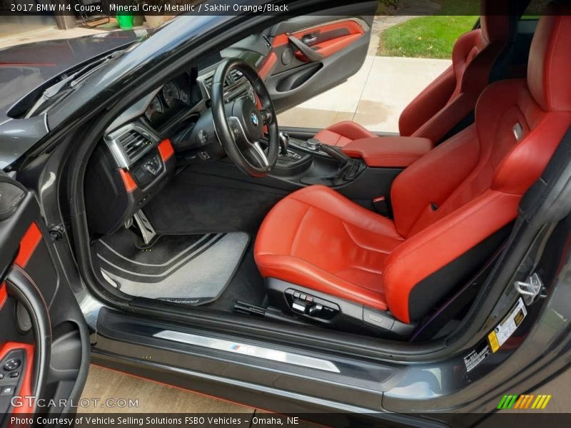  2017 M4 Coupe Sakhir Orange/Black Interior